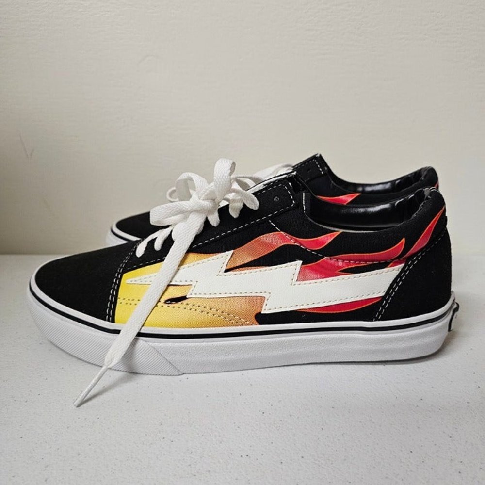 Brand New Revenge Storm CLASSIC FLAME CANVAS x SUEDE Size 8